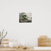 遠征パーティーとカメハメハ王 ポスター (キッチン)