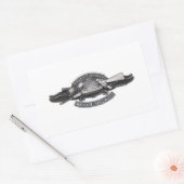 遠征戦いの専門家 長方形シール (封筒)