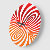 遠心錯覚アクリル時計 ラージ壁時計 (傾斜)