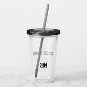 遠波未来的フォントロゴ アクリルタンブラー (裏面)