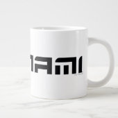 遠波未来的フォントロゴ ジャンボコーヒーマグカップ (右)