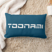 遠波未来的フォントロゴ ランバークッション (ブランケット)