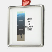 遠洋の地帯(海洋学のユーモア)で失った メタルオーナメント (左)