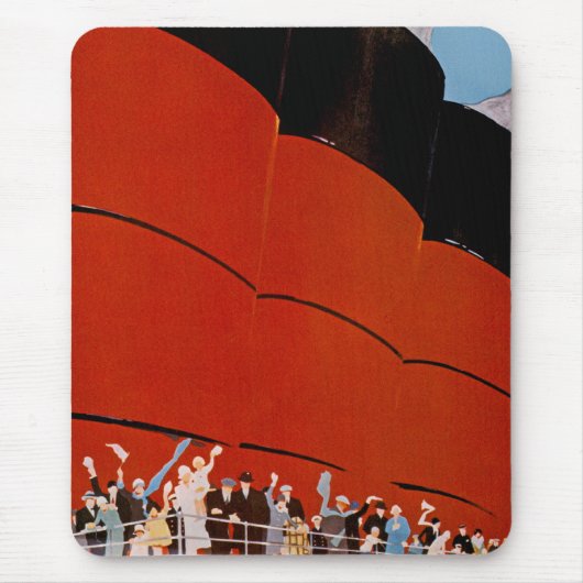 遠洋定期船の餞別 マウスパッド (正面)