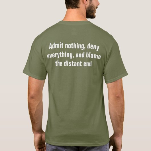 遠端Tシャツ Tシャツ (裏面)