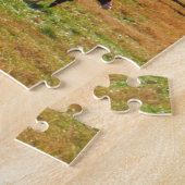 遠絵を描く離れた馬 ジグソーパズル (側面)