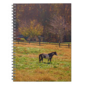 遠絵を描く離れた馬 ノートブック (正面)