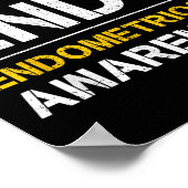 遠藤子宮内膜症認識度月の遠藤サポート ポスター (角)