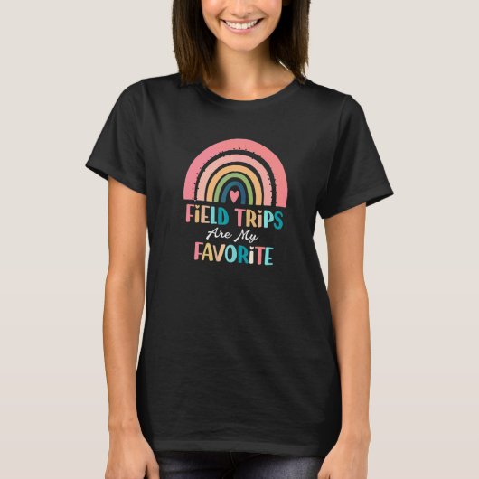 遠足は私の一番好きな学校行事 Tシャツ (正面)
