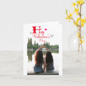 遠距離の友情 カード (黄色い花)