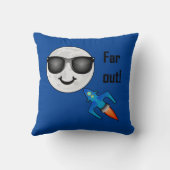 遠距離デザイン-装飾用クッション16インチx 16インチ クッション (裏面)