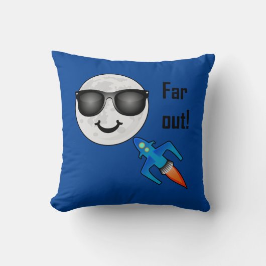 遠距離デザイン-装飾用クッション16インチx 16インチ クッション (正面)