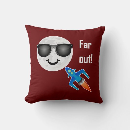 遠距離デザイン-装飾用クッション16インチx 16インチ クッション (正面)