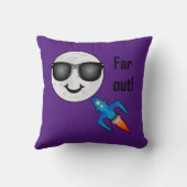 遠距離デザイン-装飾用クッション16インチx 16インチ クッション (裏面)