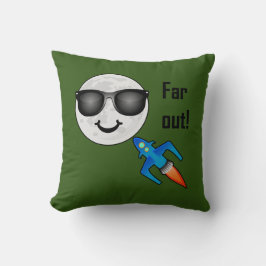 遠距離デザイン-装飾用クッション16インチx 16インチ クッション