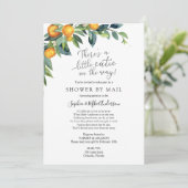 遠距離ベビーシャワーの郵送案内 招待状 (スタンド正面)