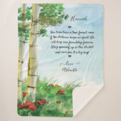 遠距離友情の愛 | COVIDメッセージ シェルパブランケット (正面)