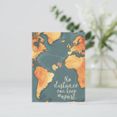 遠距離恋愛カード ポストカード (スタンド正面)