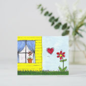 遠距離恋愛 ポストカード (スタンド正面)