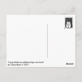 遠距離恋愛 ポストカード (裏面)