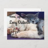 遠距離恋愛 ポストカード (正面/裏面)