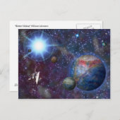遠距離銀河系 ポストカード (正面/裏面)