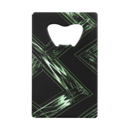 遠近法のパインパターン クレジットカード栓抜き