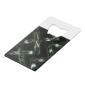 遠近法のパインパターン クレジットカード栓抜き (裏面アングル)