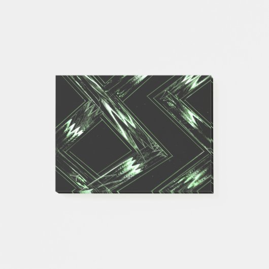 遠近法のパインパターン ポストイット (正面)