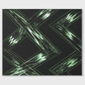 遠近法のパインパターン ラッピングペーパー (フラット)