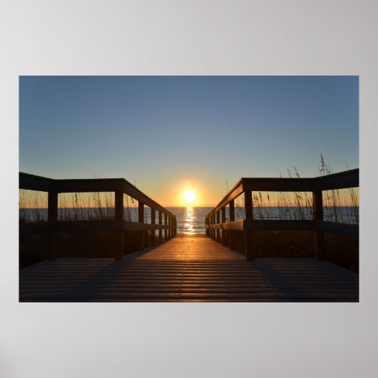 遠近法の日没 ポスター (正面)