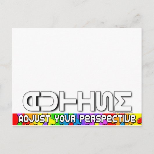 遠近法の調整 ポストカード (正面)