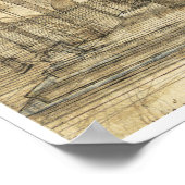 遠近法勉強「Adadoration of Magi」(ダ・ヴィンチ) ポスター (角)