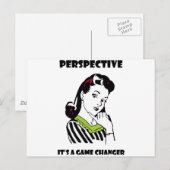 遠近法 – ゲームチェンジャー ポストカード (正面/裏面)