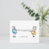 遠隔ハグ ポストカード (スタンド正面)