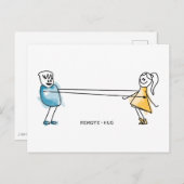 遠隔ハグ ポストカード (正面/裏面)