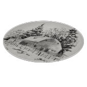 遠隔バーンスケッチI カッティングボード (角)