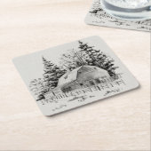 遠隔バーンスケッチI スクエアペーパーコースター (アングル)