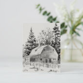 遠隔バーンスケッチI ポストカード (スタンド正面)