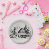 遠隔バーンスケッチII ペーパープレート (パーティー)