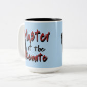 遠隔メンズのユーモアの達人 ツートーンマグカップ (正面左)