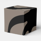 遠隔信号：抽象芸術ブラックとグレー フェイバーボックス (裏面サイド)