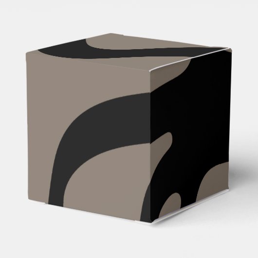 遠隔信号：抽象芸術ブラックとグレー フェイバーボックス (裏面サイド)