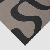 遠隔信号：抽象芸術ブラックとグレー 薄葉紙 (詳細)