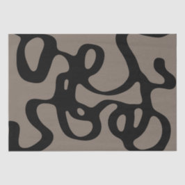 遠隔信号:抽象芸術ブラックとグレー 薄葉紙