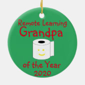 遠隔学年老いぼれ セラミックオーナメント (裏面)