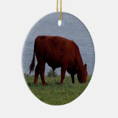 遠隔海岸線のデボン南牛 セラミックオーナメント (右)