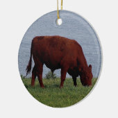 遠隔海岸線のデボン南牛 セラミックオーナメント (左)