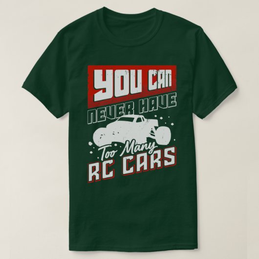 遠隔無線制御RCレーシングカーのファンギフト Tシャツ (デザイン正面)