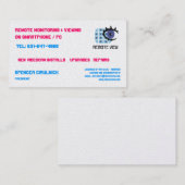 遠隔眺めの名刺 名刺 (正面/裏面)